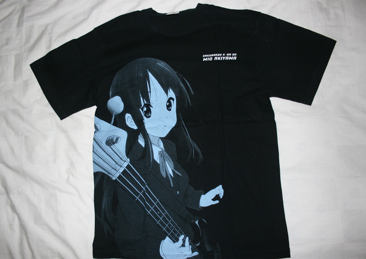 Футболка «K-On!». Akiyama Mio №1: L size — Магазин store.otaku.ru