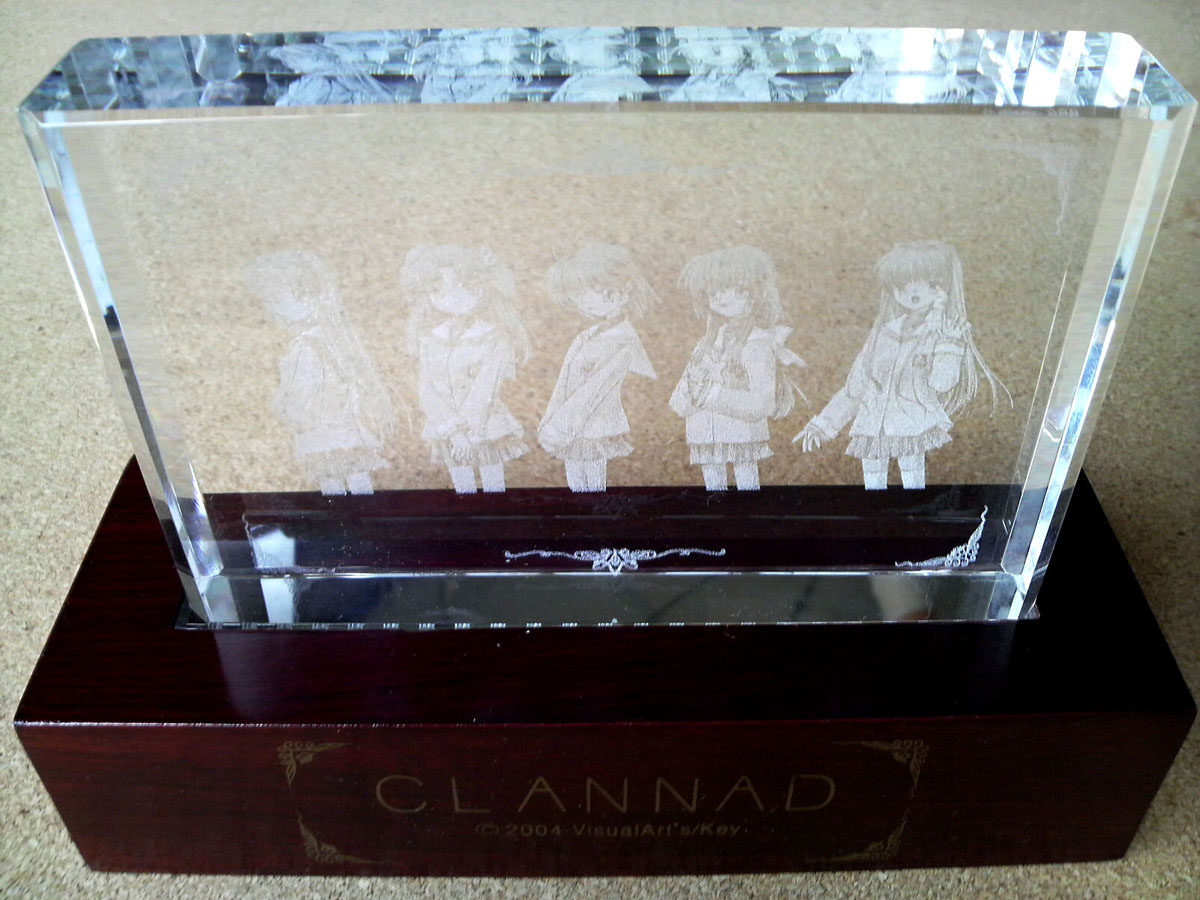 3D-кристалл «Clannad». Tomoyo, Kotomi, Nagisa, Fuko, Kyo — Магазин  store.otaku.ru